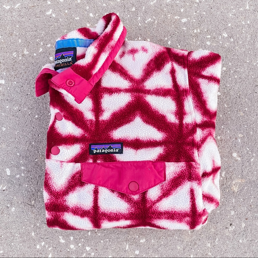 RARE Pink Tie Dye Patagonia Synchilla!